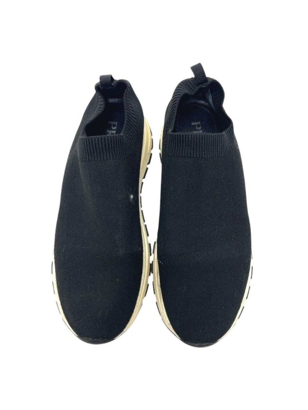 Prada Sneakers Logo Canvas Black